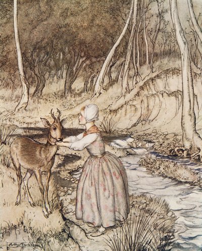 Little Brother and Little Sister by Arthur Rackham